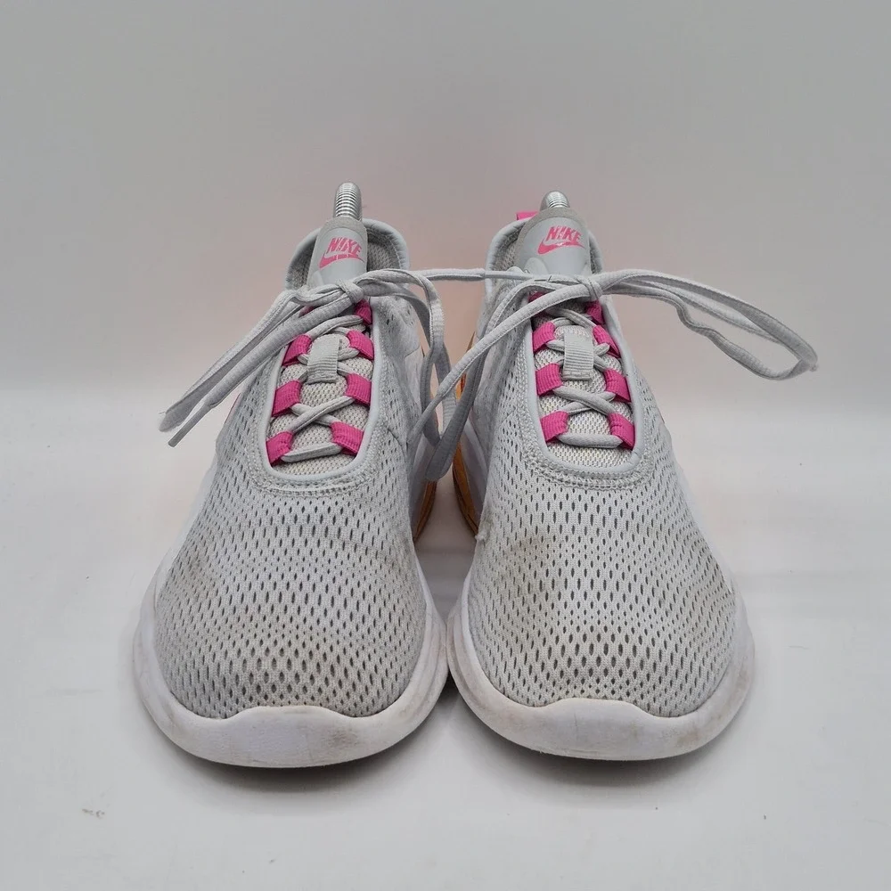 Nike Air Max Shoes Womens Size 8.5 Gray Pink Mesh Running Sneakers CJ9996-001
